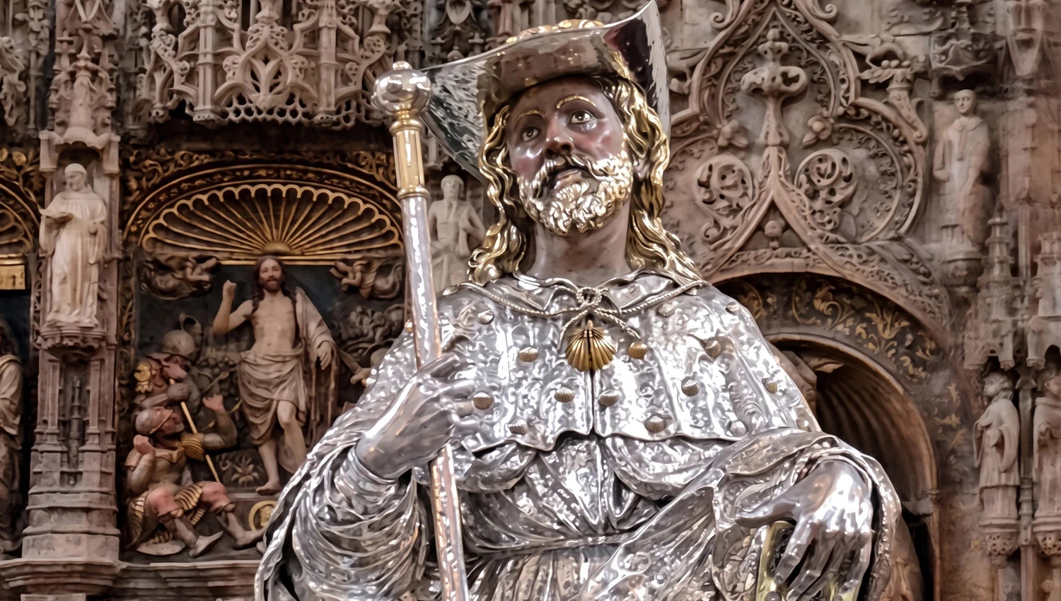 Busto relicario de Santiago Apóstol